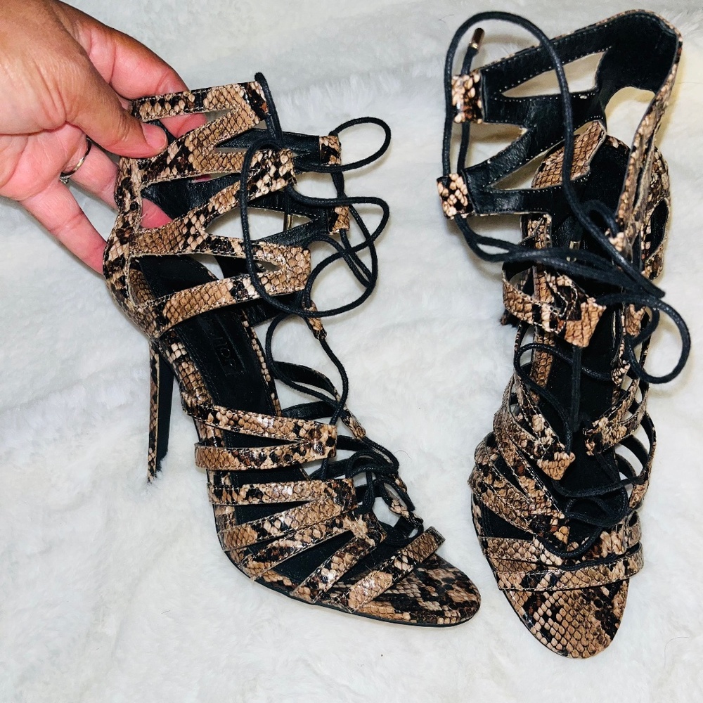 Snake Print Sandal